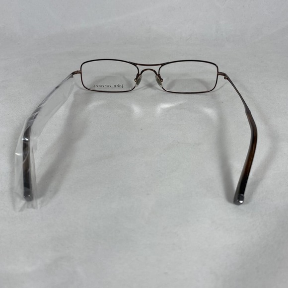 John Varvatos Designer Eyeglasses Frame V105 in Brown 51mm DEMO LENS - Picture 5 of 8